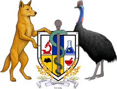 Crest of the Australian Institute of Pharmacognosy