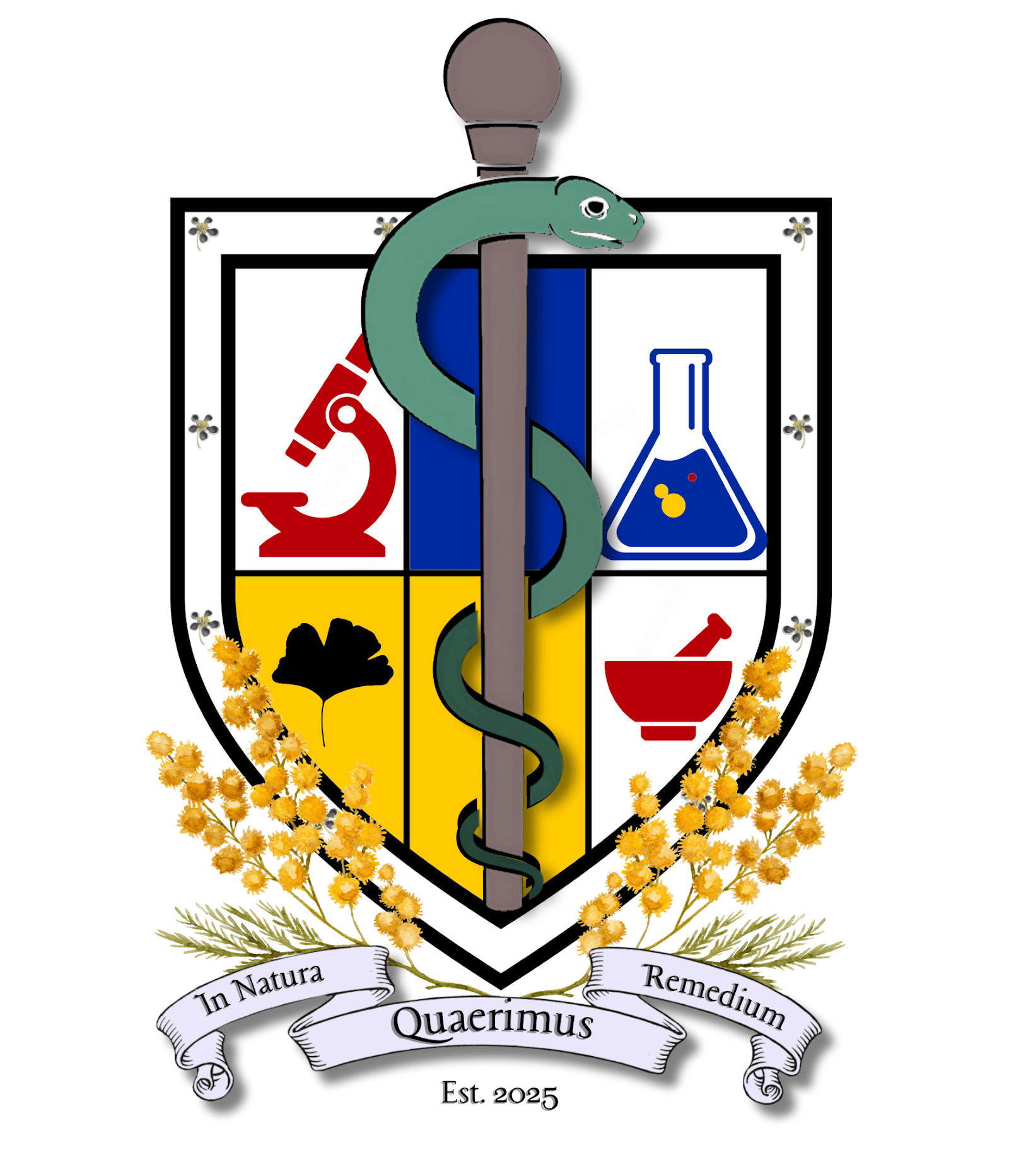 Crest of the Australian Institute of Pharmacognosy
