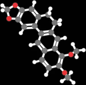 Chapter 15: a rendering of the berberine molecule