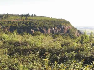 Escarpment and bushland of the Amathole mountains in the Eastern Cape South Africa