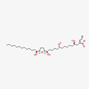 Chemical structure of cis-Annonacin
