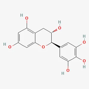 Chemical structure of Gallocatechin