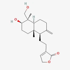 Chemical structure of 14-Deoxyandrographolide