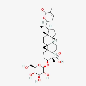 Chemical structure of Abrusoside A