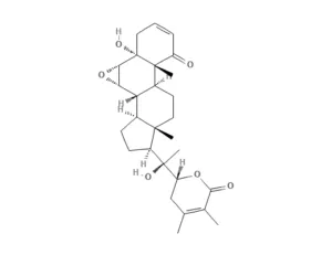 Chemical structure of Withanolide A