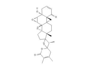 Chemical structure of Withanolide B