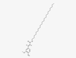Chemical structure of Docosyl ferulate