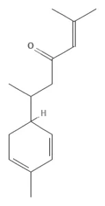 Chemical structure of α-Turmerone