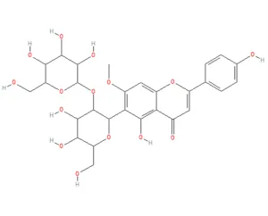 Chemical structure of Spinosin