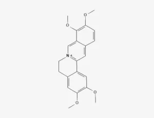 Chemical structure of Palmatine