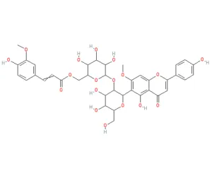 Chemical structure of 6'''-Feruloylspinosin