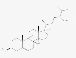 Chemical structure of β-Sitosterol