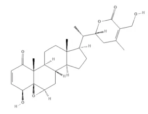 Chemical structure of Withaferin A