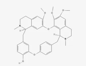 Chemical structure of Oxyacanthine