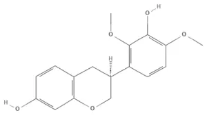Chemical structure of Mucronulatol