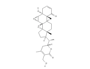 Chemical structure of 12-Deoxywithastramonolide