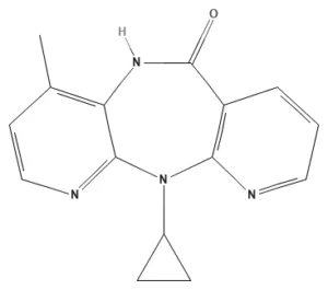 Chemical structure of Nevirapine