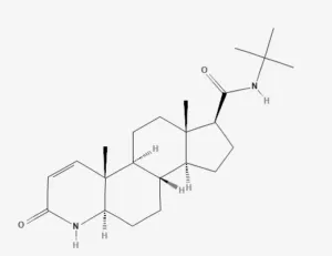 Chemical structure of Finasteride