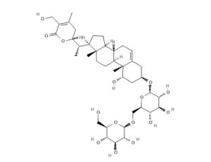 Chemical structure of Withanoside IV