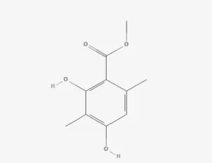 Chemical structure of Atraric acid