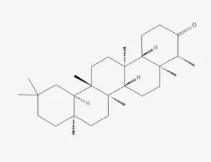 Chemical structure of Friedelin
