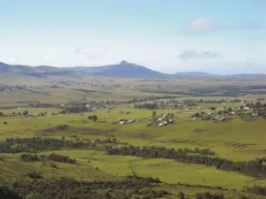 Green valley landscape near Alice in the Eastern Cape South Africa