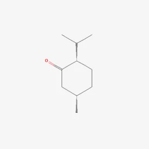 Chemical structure of Isomenthone, a constituent of buchu