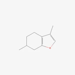 Chemical structure of Menthofuran, a constituent of buchu