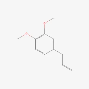 Chemical structure of Methyleugenol, a constituent of buchu