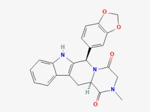 Two-dimensional chemical structure of Tadalafil