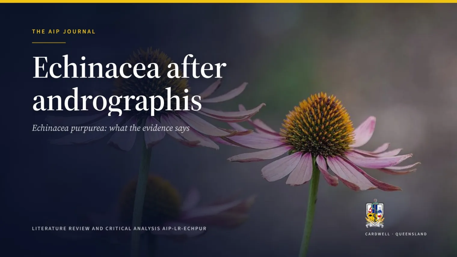 Echinacea (Echinacea purpurea): cold trials and safety - Australian Institute of Pharmacognosy