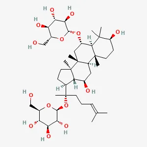 Two-dimensional chemical structure of Ginsenoside Rg1