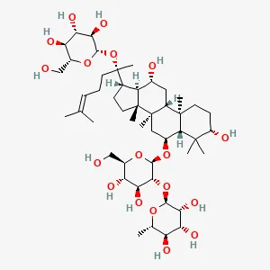 Two-dimensional chemical structure of Ginsenoside Re