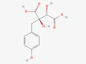Two-dimensional chemical structure of Piscidic acid