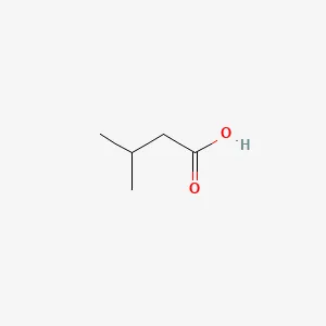 Isovaleric acid chemical structure from PubChem