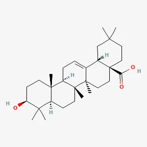 Two-dimensional chemical structure of Oleanolic acid