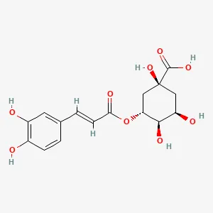 Chlorogenic acid chemical structure diagram