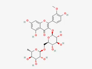 Two-dimensional chemical structure of Narcissin (isorhamnetin 3-O-rutinoside)