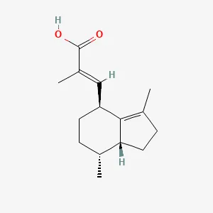 Valerenic acid chemical structure from PubChem