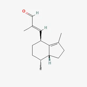 Valerenal chemical structure from PubChem