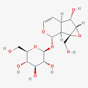 Catalpol structure, an epoxide-bearing iridoid glycoside