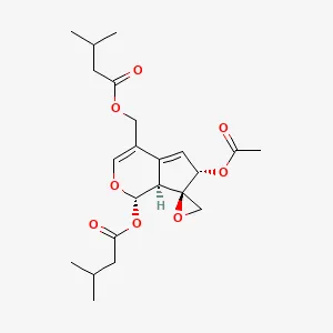 Isovaltrate chemical structure from PubChem
