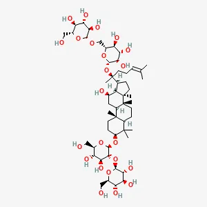 Two-dimensional chemical structure of Ginsenoside Rb1