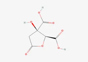 Structure of hibiscus acid, the lactone of allo-hydroxycitric acid from Hibiscus sabdariffa
