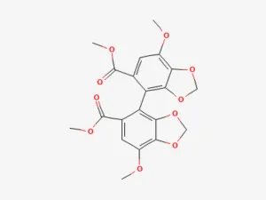 Bifendate (DDB) chemical structure, PubChem CID 108213