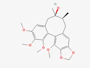 Gomisin A chemical structure, PubChem CID 15608605