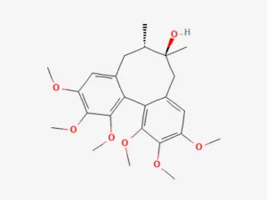 Schisandrin chemical structure, PubChem CID 3001664