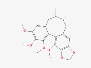 Schisandrin B chemical structure, PubChem CID 108130