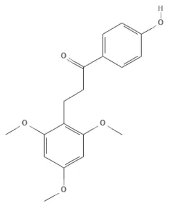 Chemical structure of Loureirin B
