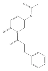 Chemical structure of Pipermethystine